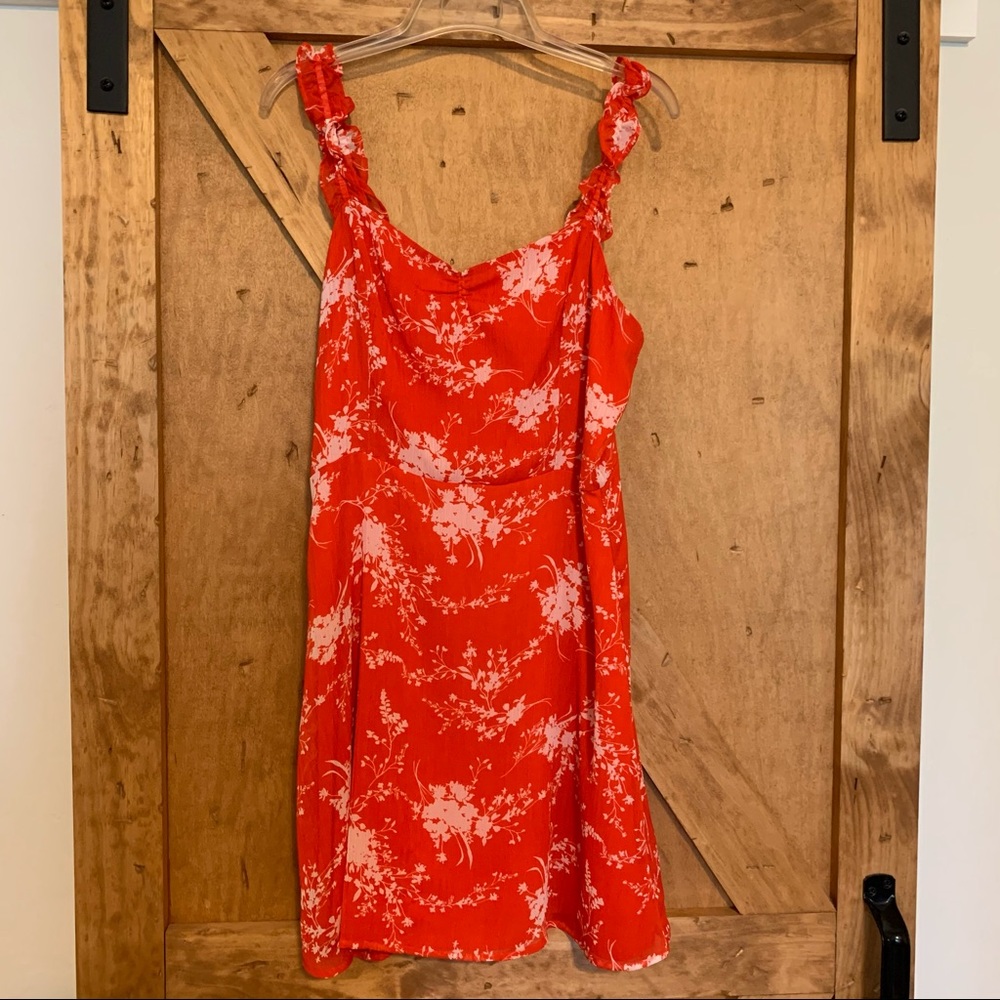 Coral Nordstrom Mini Dress